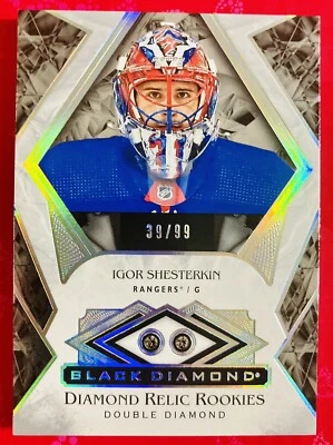 Igor Shesterkin “Diamond Relic Rookie” Double Diamond RC #39/99 - Image 1 of 2