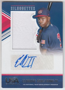 2018 USA BB Stars/Stripes Silhouettes Signature Jerseys #117 E Armstrong III/199