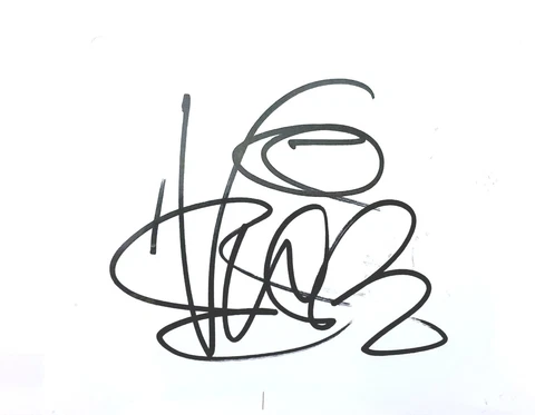 VANILLA ICE SIGNED AUTOGRAPHED WHITE CARD+COA Cover