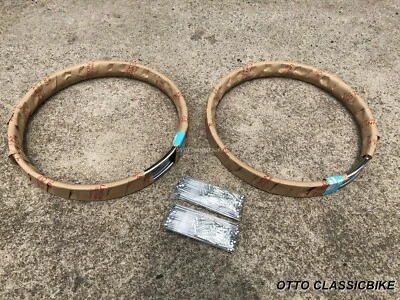 Llanta delantera y trasera HONDA SUPERHAWK 250 305 CB77 CB72 2 PIEZAS Y RADIOS 72 PIEZAS Foto 1 de 4