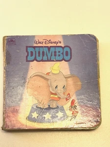 Walt Disneys Dumbo Little Nugget Golden Book 1992 Cardboard Book - Picture 1 of 8