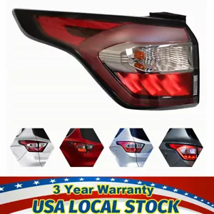 Left Driver Side For Ford Escape 2017-2019 LED Outer Tail Light Rear Brake Lamp - Picture 1 of 18