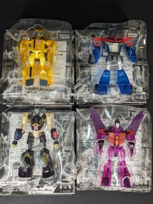 Transformers EZ Collection Animated Limited Clear Version SET OF 4 D Prize - Image 1 of 3