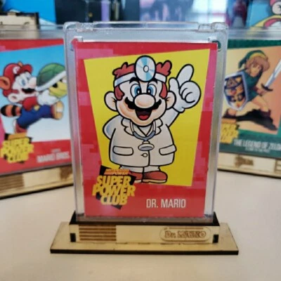 Dr Mario NES Video Game Card Display Art Decor Game Room Home Office - Image 1 of 4
