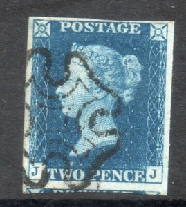 GB QV 1840 2d Placa Azul 2 SG5 JJ Excelente Negro Maltés Cruz Gato - Imagen 1 de 2