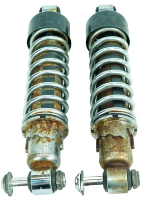 08 Harley Sportster Nightster Left Right Shock Absorbers RUSTY PITTED spots 1332 - Image 1 of 4