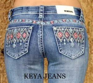 Bootcut Jeans Aztec Diamonds - Picture 1 of 6