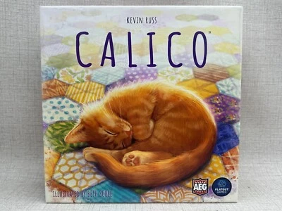 Calico Board Game unpunched Kevin Russ Cats Quilting Quilter Theme AEG Flatout - Image 1 of 4