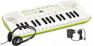 Casio SA-50 Mini Kinder Keyboard E-Piano Synthesizer Set Kopfhörer Netzteil - Bild 1 von 12