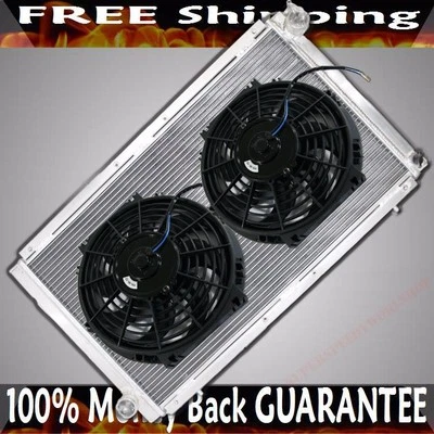 Dual Core 2" Performance Radiator+12Fans fits 93-00 Subaru Impreza GC8 MANUAL - Image 1 of 2