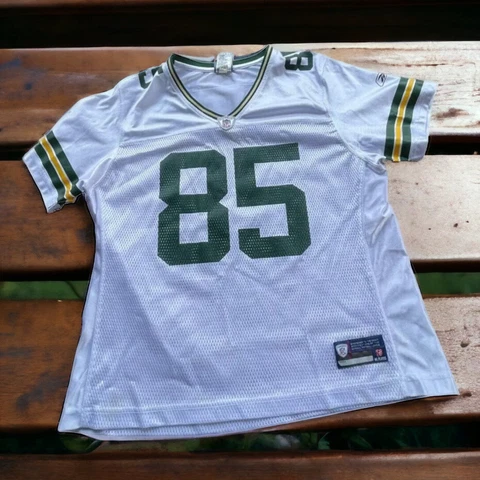Green Bay Packers Women's Jersey XL Reebok NFL Equipment Jennings 85 🌿1239 Cover