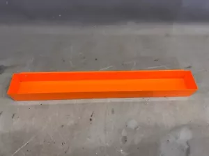Snap-On Metal Tool Box Hanging Tray 25" Electric Orange Drawer Insert Roller Cab - Picture 1 of 15