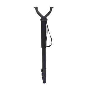 Aluminum Shooting Rest Monopod With V Yoke Bracket Hunting Shooting Stick _xa - Picture 1 of 9