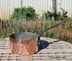 Matfer Hammered Copper 1.5 Qt Sauce Pan w/ tin lining, Made in France - Picture 1 of 6
