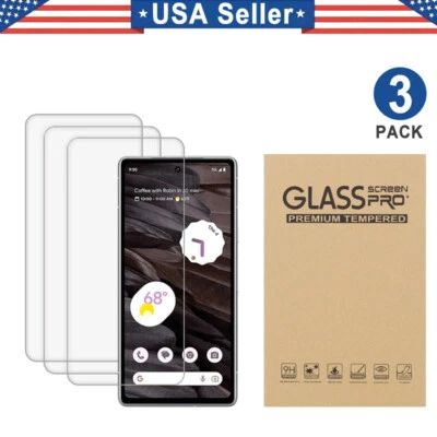 Protector de Cristal Templado 3PK Google Pixel 3 4 5 6 7 8 9 10a Pro Fold XL Foto 1 de 2