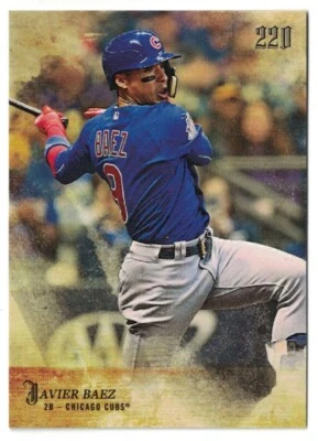 2018 Topps X Bryce Harper 220 Second to None #3 Javier Baez Chicago Cubs - Image 1 of 2