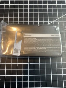 GENUINE LEXMARK 200XL BLACK INK CARTRIDGE NEW SEALED no box FREE SHIPPING - Picture 1 of 2