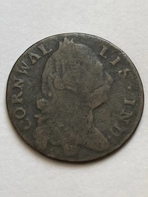 1776 Colonial Great Britain 🇬🇧 General Cornwallis-Ireland Hibernia 1/2 Penny - Image 1 of 4