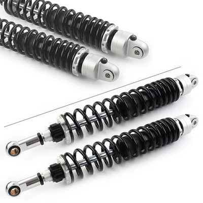 445mm 17.5"ATV Rear Shock Absorber Air Suspension Fit Honda Yamaha Suzuki Black - Image 1 of 4