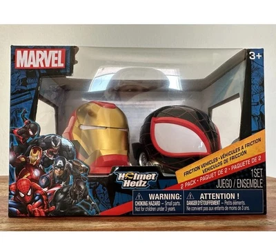 Avenger Marvel Iron Man y Spider-Man Casco Hedz Vehículos de Fricción Nuevo en Caja Foto 1 de 4