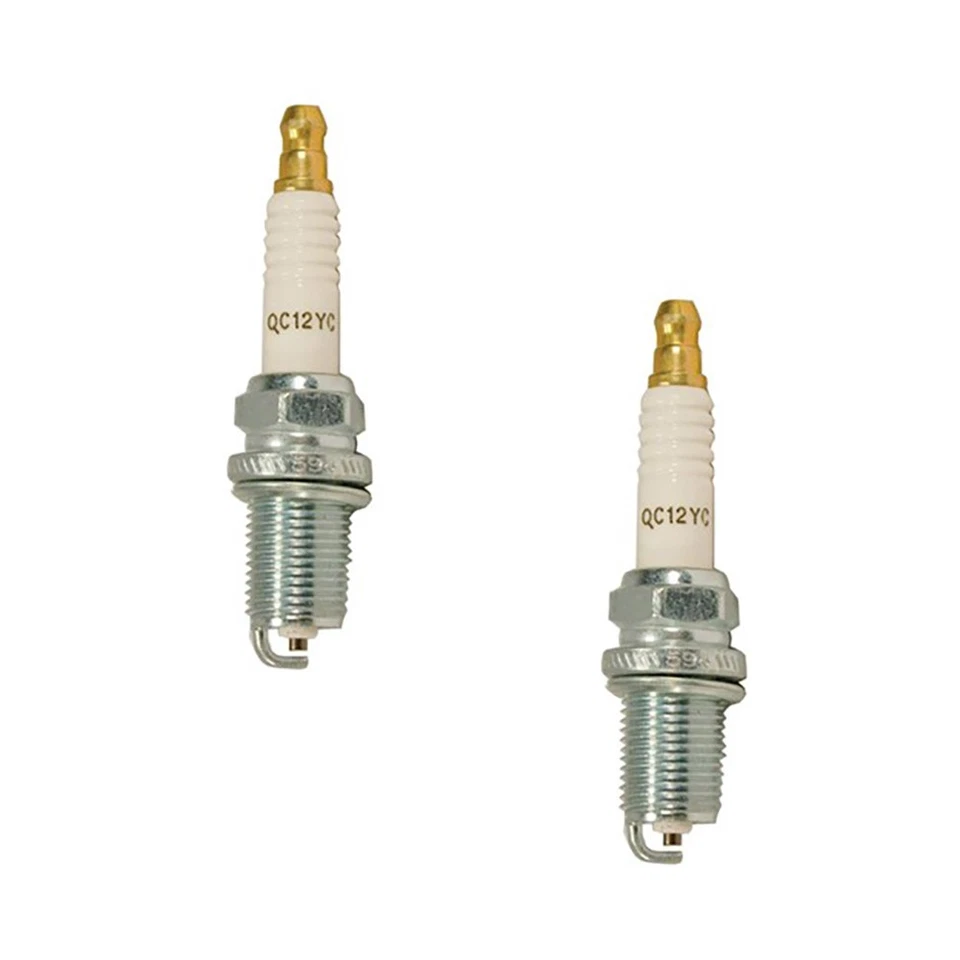 (2) Spark Plugs Fits Champion QC12YC for Lawn Equipment Fits Kohler 14-132-03S - Image 1 of 4