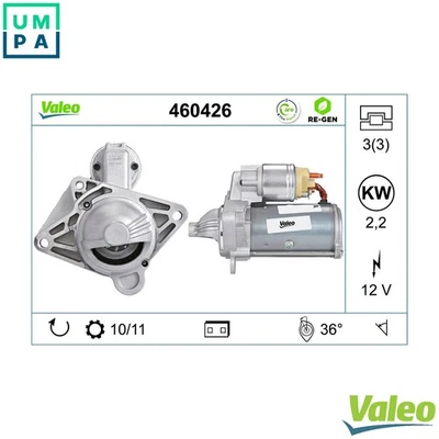 STARTER 460426 FOR RENAULT SCÉNIC/GRAND/III MASTER/Van/Platform/Chassis/Bus 2.3L - Image 1 of 4