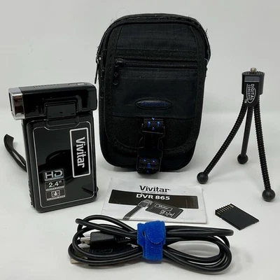 Vivitar DVR 865HD High Definition Handheld Camcorder w/ Battery & Accessories ￼ - Image 1 of 4