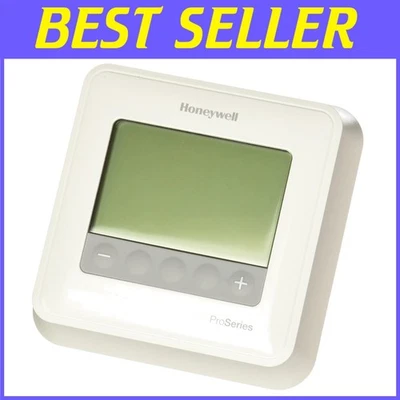 Modern White T4 Pro Programmable Thermostat - Energy Efficient Climate Control - Image 1 of 4