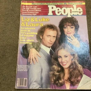 PEOPLE Magazine VTG Issue - Nov 16, 1981 General Hospital’s Luke, Laura & Liz - Picture 1 of 11
