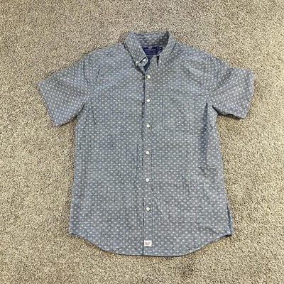 Vineyard Vines Slim Fit Murray Shirt M Gray Fish - Image 1 of 4
