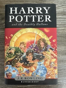 Harry Potter und die Heiligtümer des Todes UK Version von J.K. Rowling 2007 1. Auflage - Bild 1 von 5