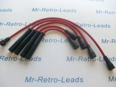 RED 8MM PERFORMANCE IGNITION LEADS FITS THE VOLVO AMAZON B18 MODELS SHORT COIL - Image 1 of 4