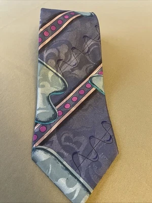 Corbata Etienne Aigner 100 % seda abstracta años 80’s VNT Foto 1 de 4