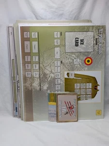 *Unvollständig* Western Front Ace Kompass Spiele Brettspiel Charts + - Bild 1 von 14