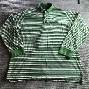 FNL 365 Xxl Herren Langarm Polo grün gestreift - Bild 1 von 6