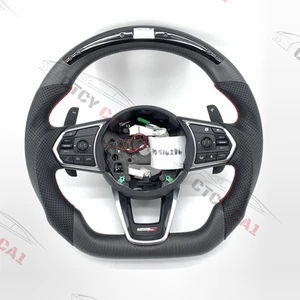 Custom matte Carbon Fiber Steering Wheel for Acura 2021-2025 TLX / MDX with trim - Picture 1 of 7
