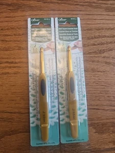 Lotto 2 ganci uncinetto trifoglio 1010J soft touch nuovi/sigillati - misura J/6mm spedizione gratuita - Foto 1 di 5