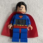 2013 Lego Superman Digital Light-Up Alarm Clock DC Comics Super Heroes  (B3)