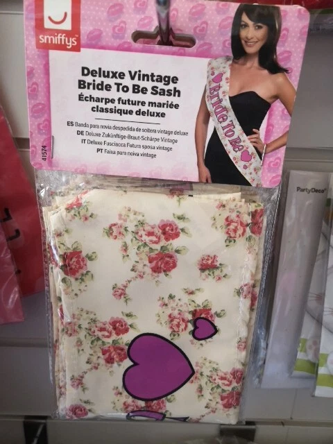 Vestido Elegante Smiffys Vintage Rosa Novia Para Ser Faja Fiesta de Gallina Damas Nuevo Foto 1 de 1