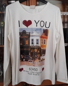 NEU!Marken"AMY JONES"Shirt Pullover GR44/46 Ecru Stretch Hochwertig TOP QUALITÄT - Bild 1 von 12
