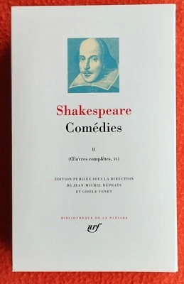 William SHAKESPEARE - Comédies II - Bibliothèque de la Pléiade (neuf) - Photo 1/4