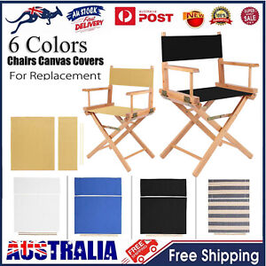 6 Colors Washable Chair Seat Covers Director Chair Seat Replacement Canvas Cover
