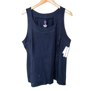 Lane Bryant Livi Active Tank Top Womens 4X Tummy Control Gym Athleisure Sporty - Picture 1 of 6