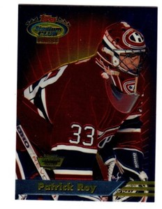 1993-94 Stadium Club Finest MEMBERS ONLY #11 Patrick Roy MONTREAL CANADIENS