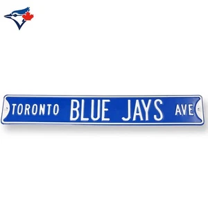 Authentic MLB Licensed Toronto Blue Jays Ave 36" Street Sign (Steel) Baseball - Picture 1 of 8
