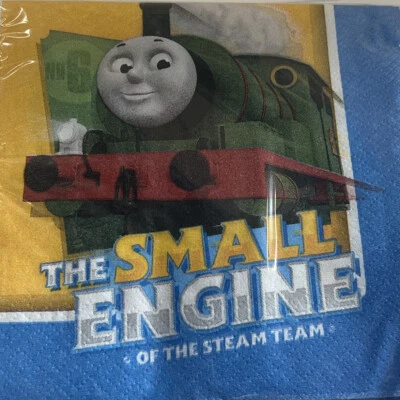 THOMAS THE TANK ENGINE All Aboard Friends SMALL NAPKINS (16) ~ Birthday Supplies - Image 1 of 2