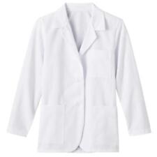 Women's 28 inch Classic White  Professional Consultation Lab Wear Coat 3X-Large