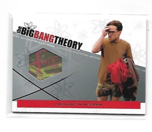 Big Bang Theory 3 & 4 Johnny Galecki Leonard Boxers Relic Wardrobe Costume M-02 - Picture 1 of 2