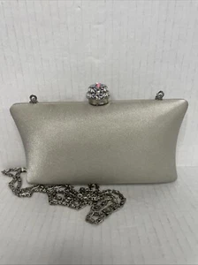carlo fellini vintage evening bag Beige Off White Clutch Purse - Picture 1 of 12