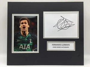 RARE Fernando Llorente Tottenham Signed Photo Display + COA AUTOGRAPH SPAIN - Picture 1 of 3